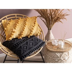 Zestaw 2 poduszek dekoracyjnych 30 x 50 cm żółty AYROOR