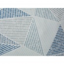 Zestaw 2 poduszek dekoracyjnych geometryczny wzór 45 x 45 cm niebiesko-szary BRUNNERA
