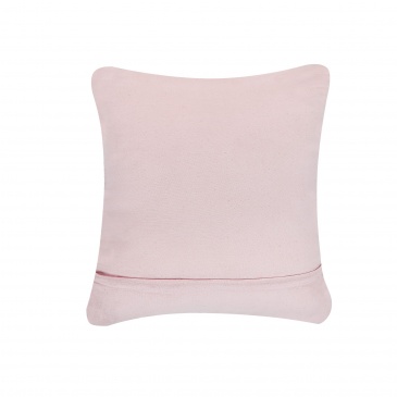 Zestaw 2 poduszek dekoracyjnych makrama 45 x 40 cm różowy KIZKALESI