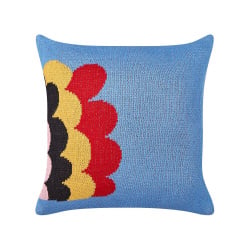 Zestaw 2 poduszek dla dzieci pashot bawełna 45 x 45 cm niebieski Zestaw 2 poduszek dla dzieci pashot bawełna 45 x 45 cm niebieski