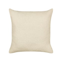 Zestaw 2 poduszek leuzea boucle 60 x 60 cm jednolity beżowy Zestaw 2 poduszek leuzea boucle 60 x 60 cm jednolity beżowy