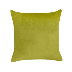 Zestaw 2 poduszek wzór zwierzęcy yuzuri welur 45 x 45 cm jasnozielony Zestaw 2 poduszek wzór zwierzęcy yuzuri welur 45 x 45 cm jasnozielony