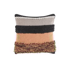 Zestaw 2 wełnianych poduszek dekoracyjnych 45 x 45 cm wielokolorowy MIHALGAZI