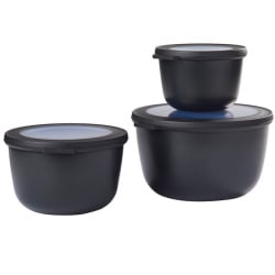 Zestaw 3 misek Cirqula 500 1000 2000 Nordic Black 106231041100