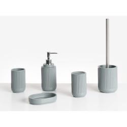 Zestaw akcesoriów łazienkowych 5 elementów HUARMEY Jasnoszary Zestaw akcesoriów łazienkowych 5 elementów HUARMEY Jasnoszary