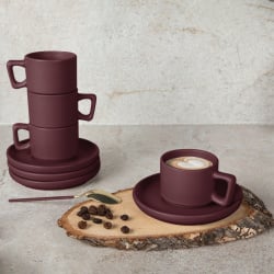 Zestaw filiżanek do espresso 4szt BerlingerHaus Leonardo BH-10017