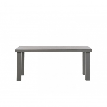 Zestaw ogrodowy betonowy stół 2 ławki 2 stołki szary TARANTO
