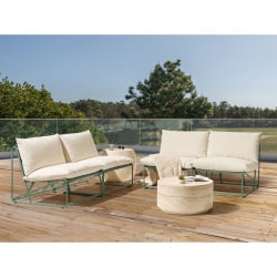 Zestaw ogrodowy dla 4 osób PICO Metal Zielony